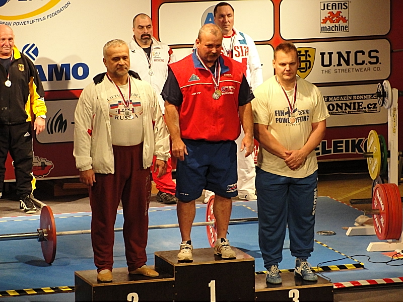Mistrovstv� Evropy v silov�m trojboji masters 2012