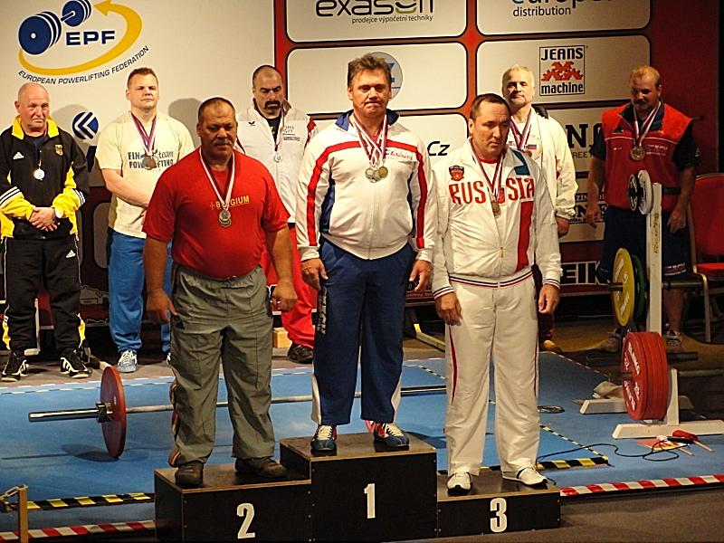 Mistrovstv� Evropy v silov�m trojboji masters 2012