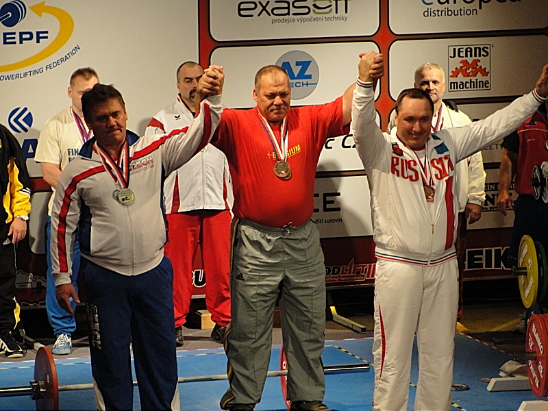 Mistrovstv� Evropy v silov�m trojboji masters 2012