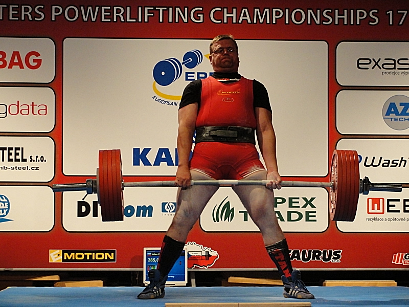 Mistrovstv� Evropy v silov�m trojboji masters 2012