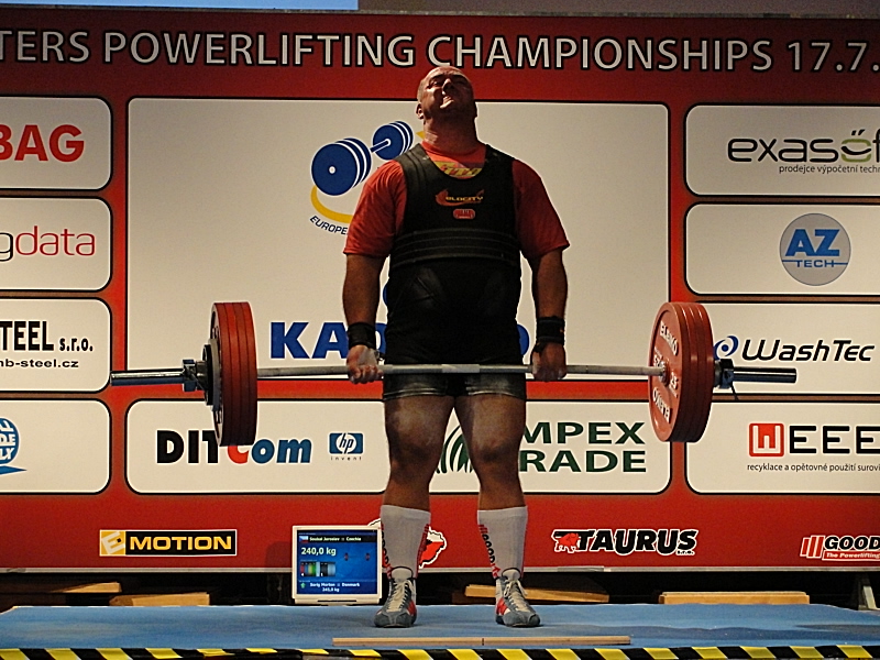 Mistrovstv� Evropy v silov�m trojboji masters 2012