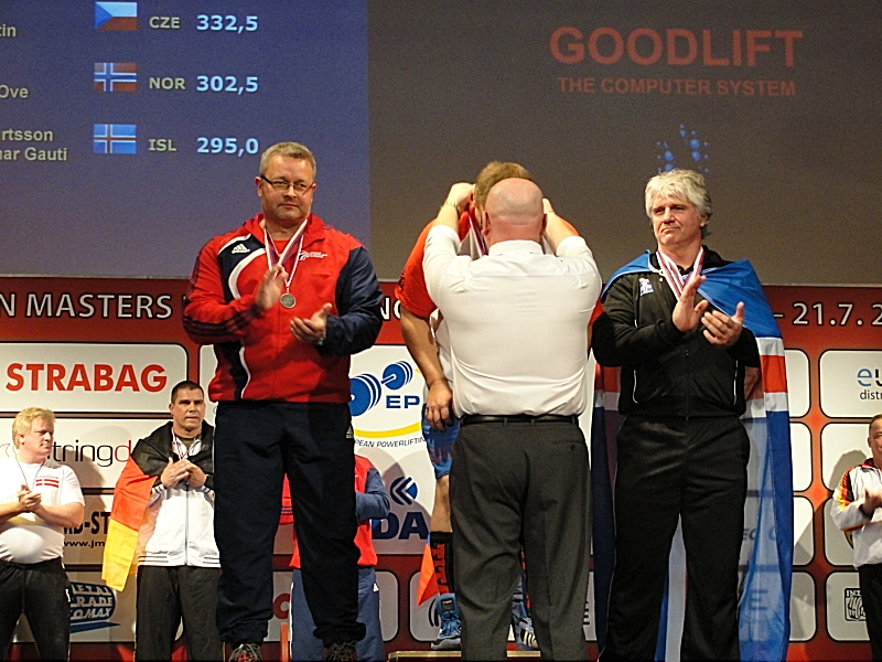 Mistrovstv� Evropy v silov�m trojboji masters 2012