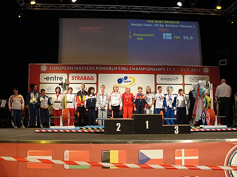 Mistrovstv� Evropy v silov�m trojboji masters 2012