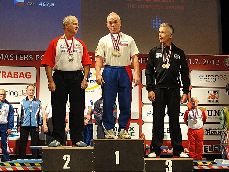 Mistrovstv� Evropy v silov�m trojboji masters 2012