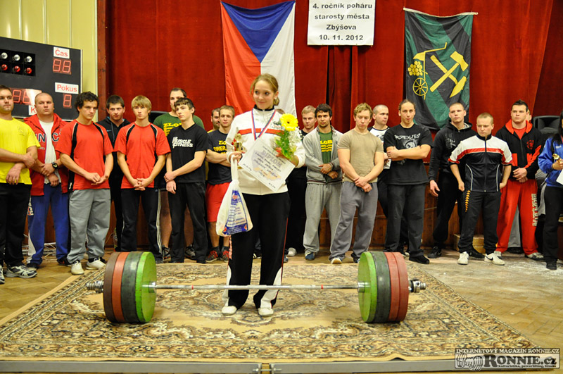 Poh�r starosty m�sta Zb��ova v silov�m trojboji dorostenc� a junior� 2012