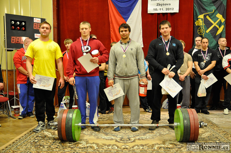 Poh�r starosty m�sta Zb��ova v silov�m trojboji dorostenc� a junior� 2012