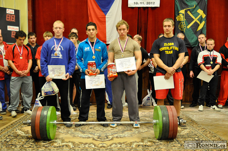 Poh�r starosty m�sta Zb��ova v silov�m trojboji dorostenc� a junior� 2012