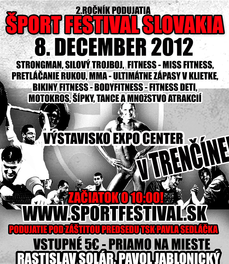Sport Festival Slovakia 2012 - pozv�nka