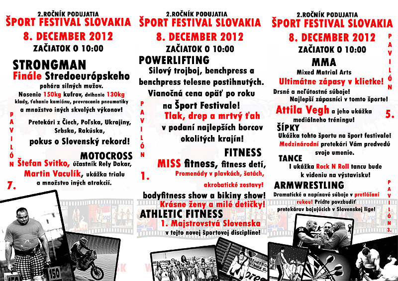 Sport Festival Slovakia 2012 - pozv�nka