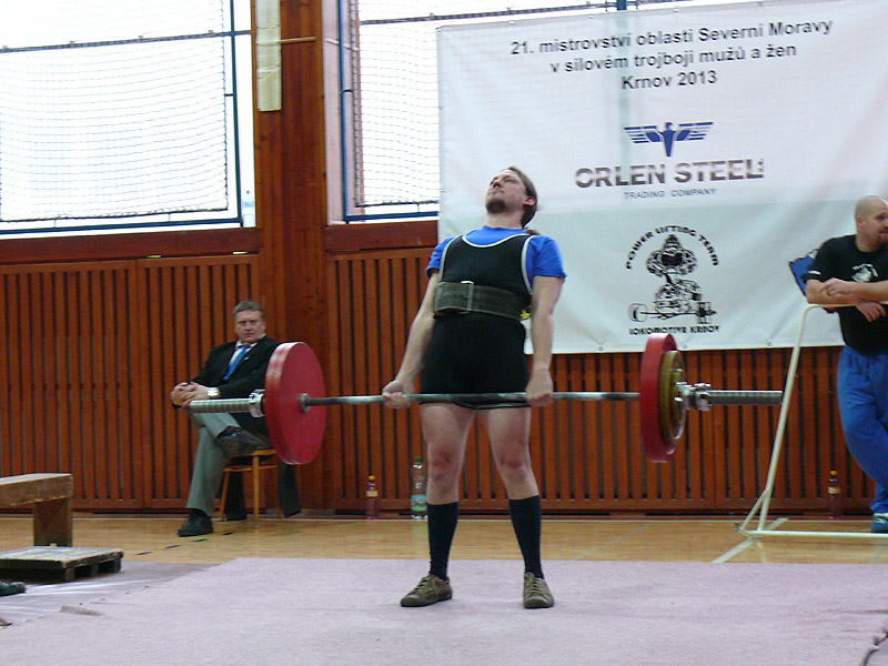 Mistrovstv� severn� Moravy v silov�m trojboji 2013
