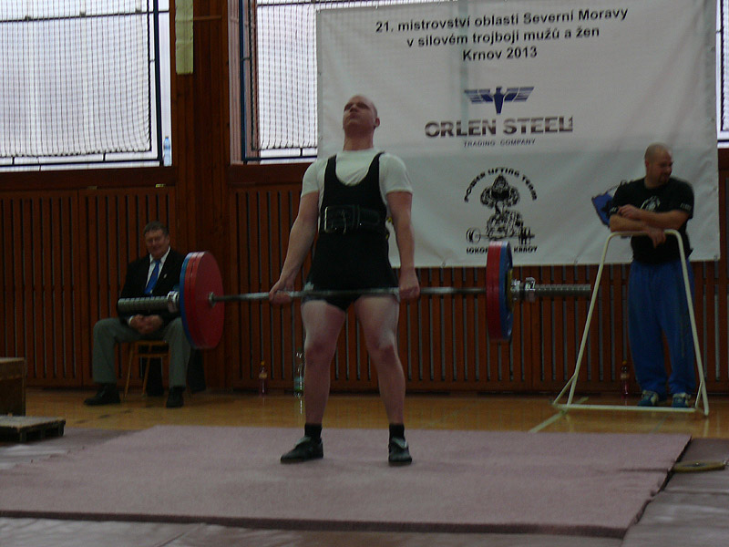 Mistrovstv� severn� Moravy v silov�m trojboji 2013