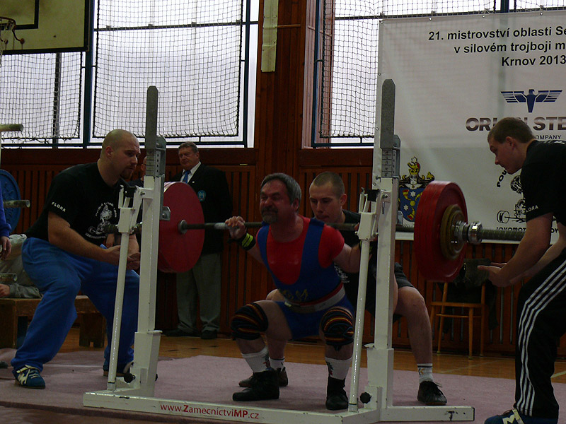 Mistrovstv� severn� Moravy v silov�m trojboji 2013