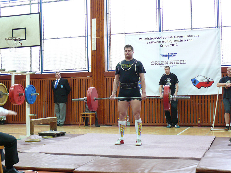 Mistrovstv� severn� Moravy v silov�m trojboji 2013