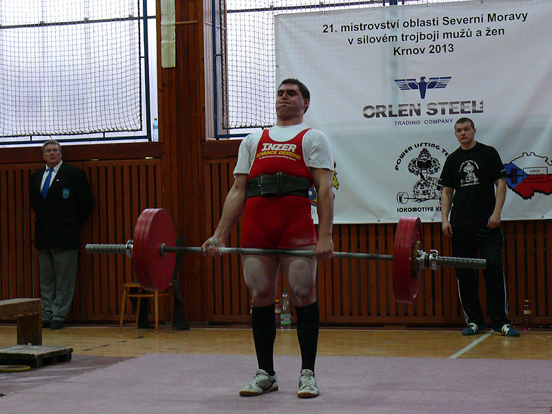 Mistrovstv� severn� Moravy v silov�m trojboji 2013