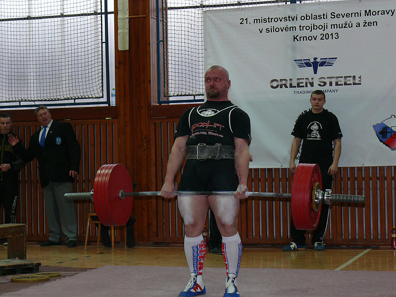Mistrovstv� severn� Moravy v silov�m trojboji 2013