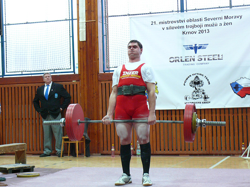 Mistrovstv� severn� Moravy v silov�m trojboji 2013