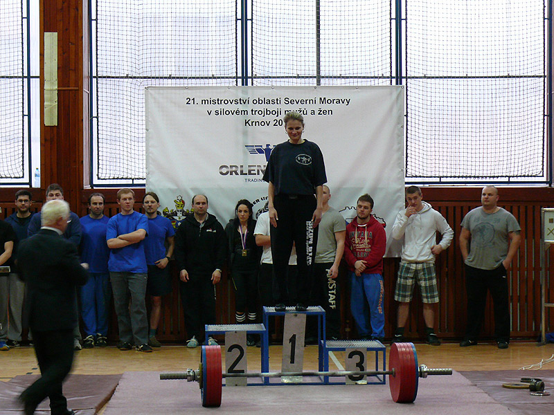 Mistrovstv� severn� Moravy v silov�m trojboji 2013