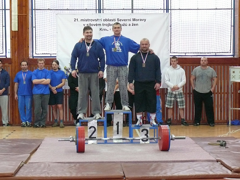 Mistrovstv� severn� Moravy v silov�m trojboji 2013