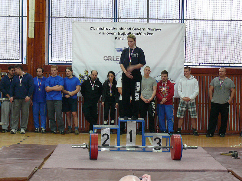 Mistrovstv� severn� Moravy v silov�m trojboji 2013