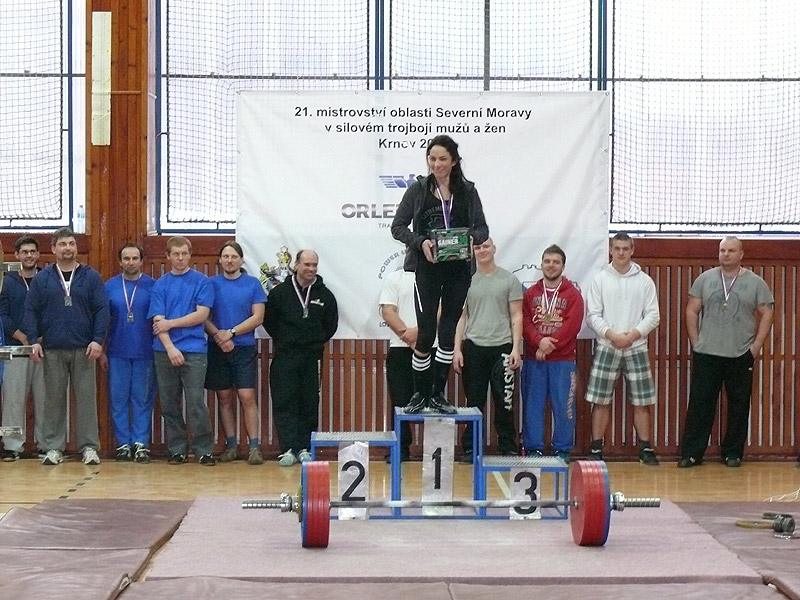 Mistrovstv� severn� Moravy v silov�m trojboji 2013