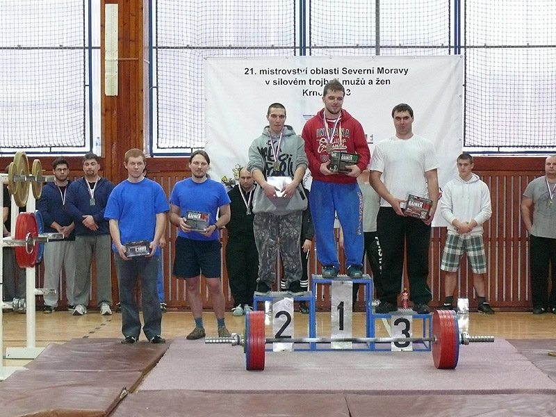 Mistrovstv� severn� Moravy v silov�m trojboji 2013