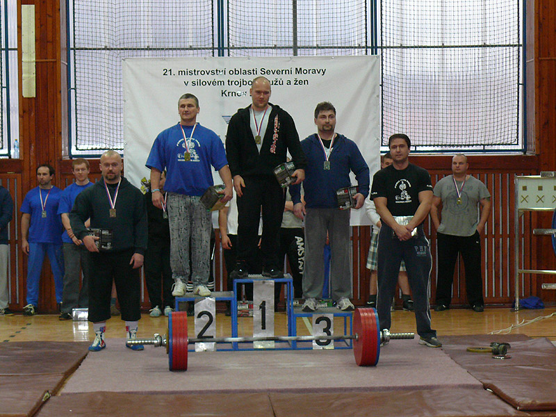 Mistrovstv� severn� Moravy v silov�m trojboji 2013