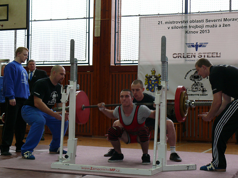 Mistrovstv� severn� Moravy v silov�m trojboji 2013