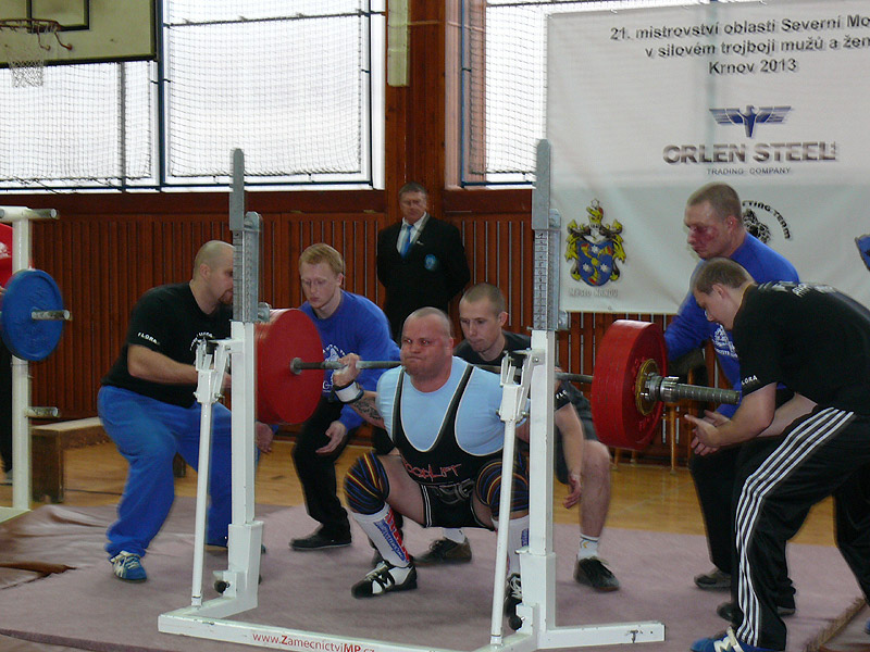 Mistrovstv� severn� Moravy v silov�m trojboji 2013