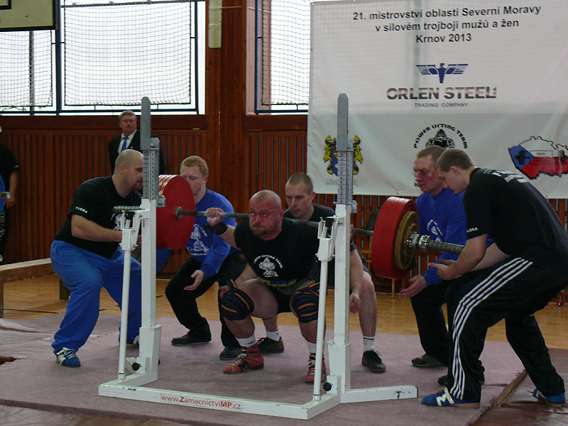 Mistrovstv� severn� Moravy v silov�m trojboji 2013