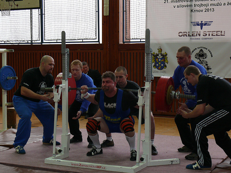 Mistrovstv� severn� Moravy v silov�m trojboji 2013