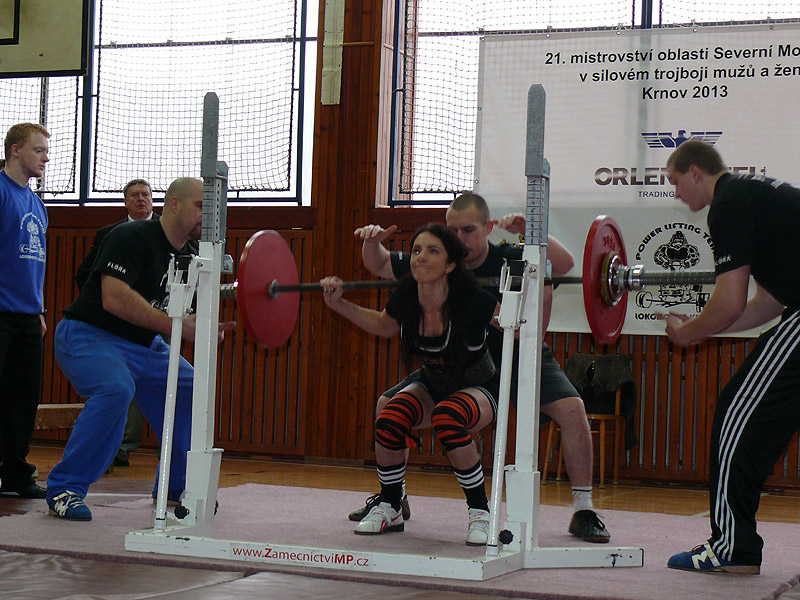 Mistrovstv� severn� Moravy v silov�m trojboji 2013