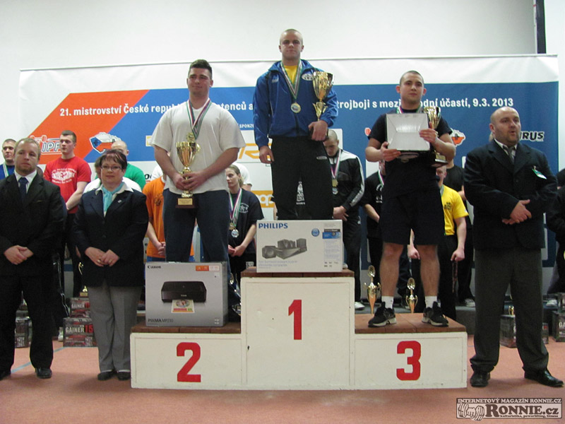 M�R v silov�m trojboji junior� a dorostu 2013 - dorostenci absolutn� po�ad�
