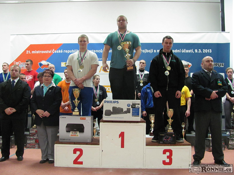 M�R v silov�m trojboji junior� a dorostu 2013 - junio�i absolutn� po�ad�
