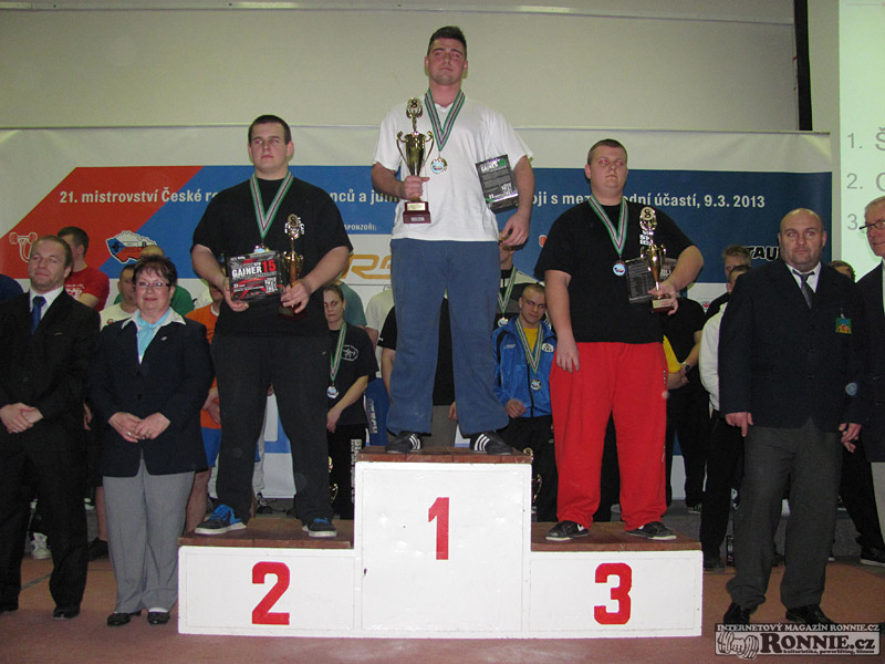 M�R v silov�m trojboji junior� a dorostu 2013 - dorostenci do 120 kg