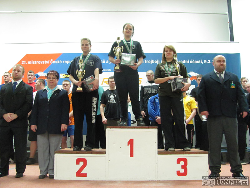 M�R v silov�m trojboji junior� a dorostu 2013 - juniorky do 63 kg
