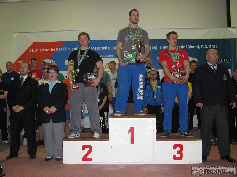 M�R v silov�m trojboji junior� a dorostu 2013 - junio�i do 74 kg