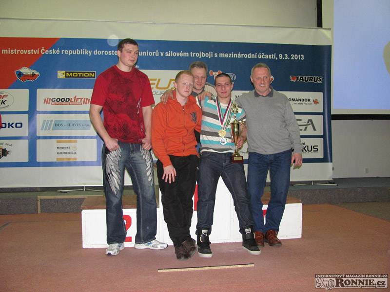M�R v silov�m trojboji junior� a dorostu 2013
