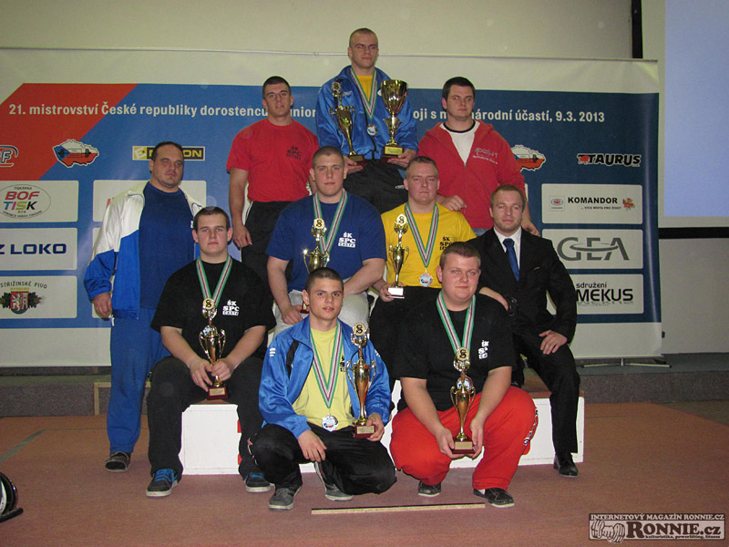 M�R v silov�m trojboji junior� a dorostu 2013