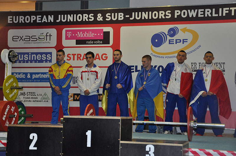 Mistrovstv� Evropy v silov�m trojboji junior� a dorostu 2013