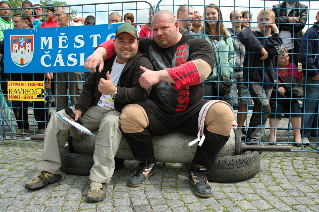 ��slavsk� strongman 2013 - �estm�r ��ma a moder�tor Leo� Kube�