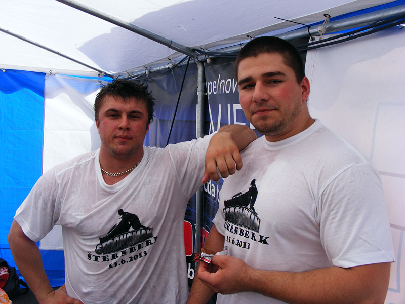 Strongman �ternberk 2013 - Michal Sk�enek a Ondrej Zad�ora