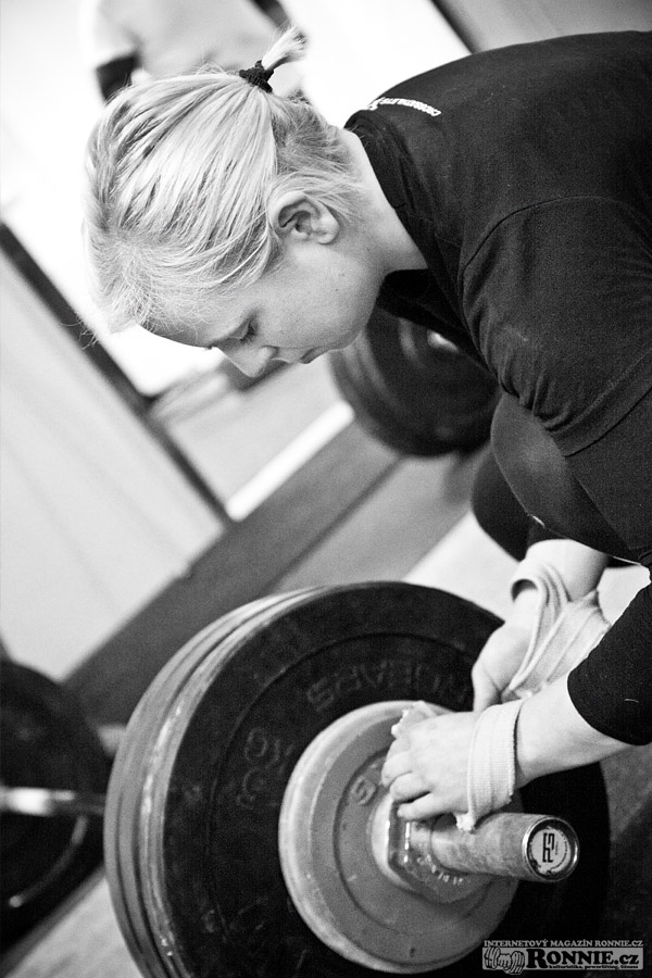 Pavla Kladivov� v gymu Extreme Arena