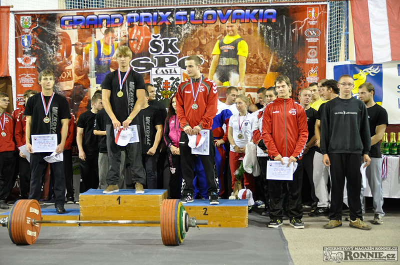 GP Slovakia v silov�m trojboji dorostu a junior� 2013