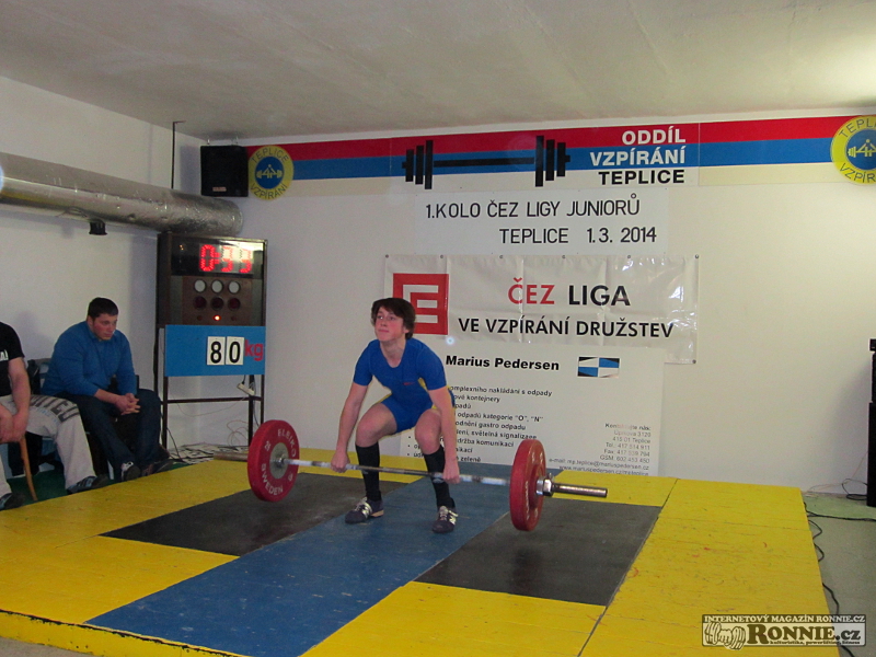 �EZ liga ve vzp�r�n� junior� sk. A (1. kolo) 2014