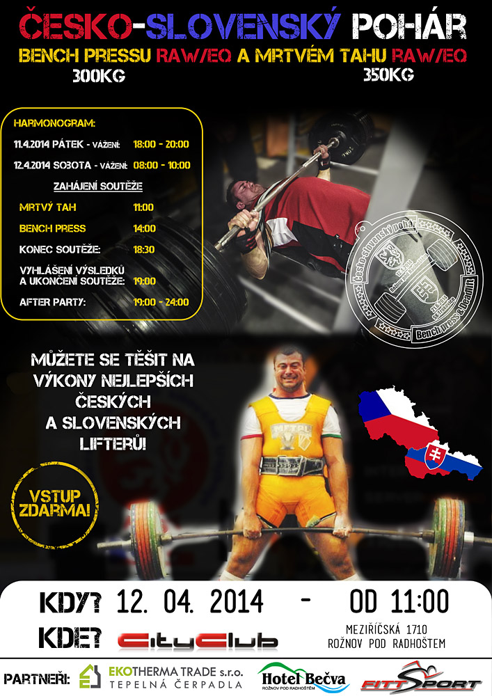�eskoslovensk� poh�r v bench-pressu a mrtv�m tahu