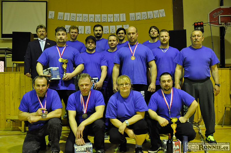 Mistrovstv� Moravy v klasick�m silov�m trojboji 2014