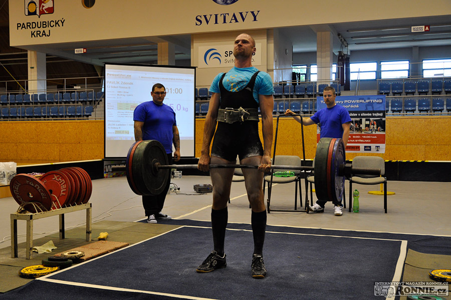 Mistrovstv� Moravy v silov�m trojboji dru�stev 2014