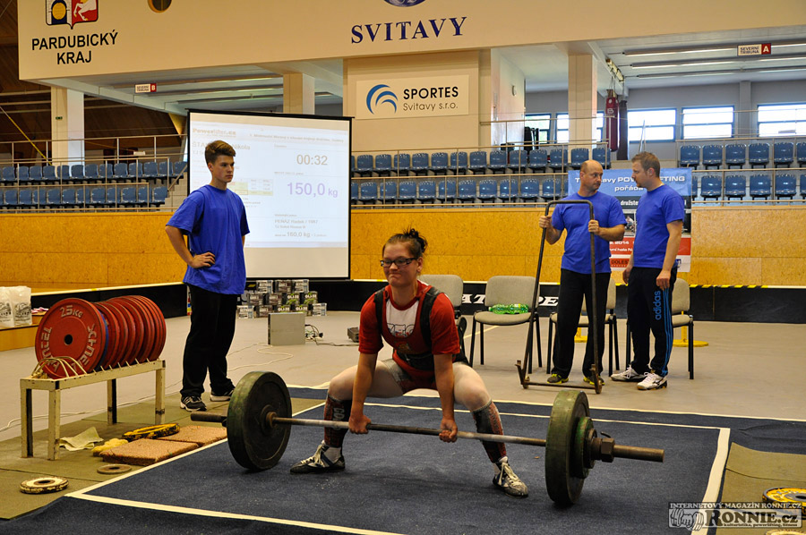 Mistrovstv� Moravy v silov�m trojboji dru�stev 2014