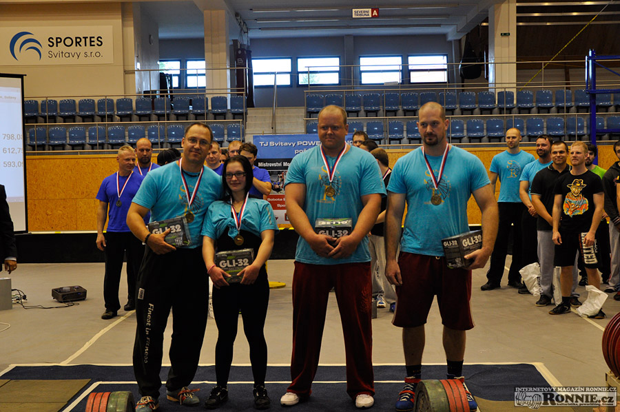 Mistrovstv� Moravy v silov�m trojboji dru�stev 2014