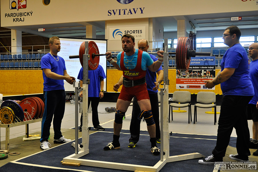 Mistrovstv� Moravy v silov�m trojboji dru�stev 2014
